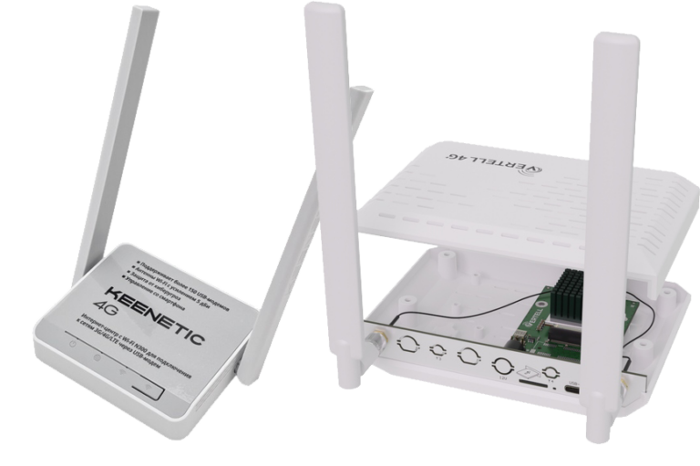 роутер Keenetic с 4G модемом Cat 9 для высокоскоростного интернета